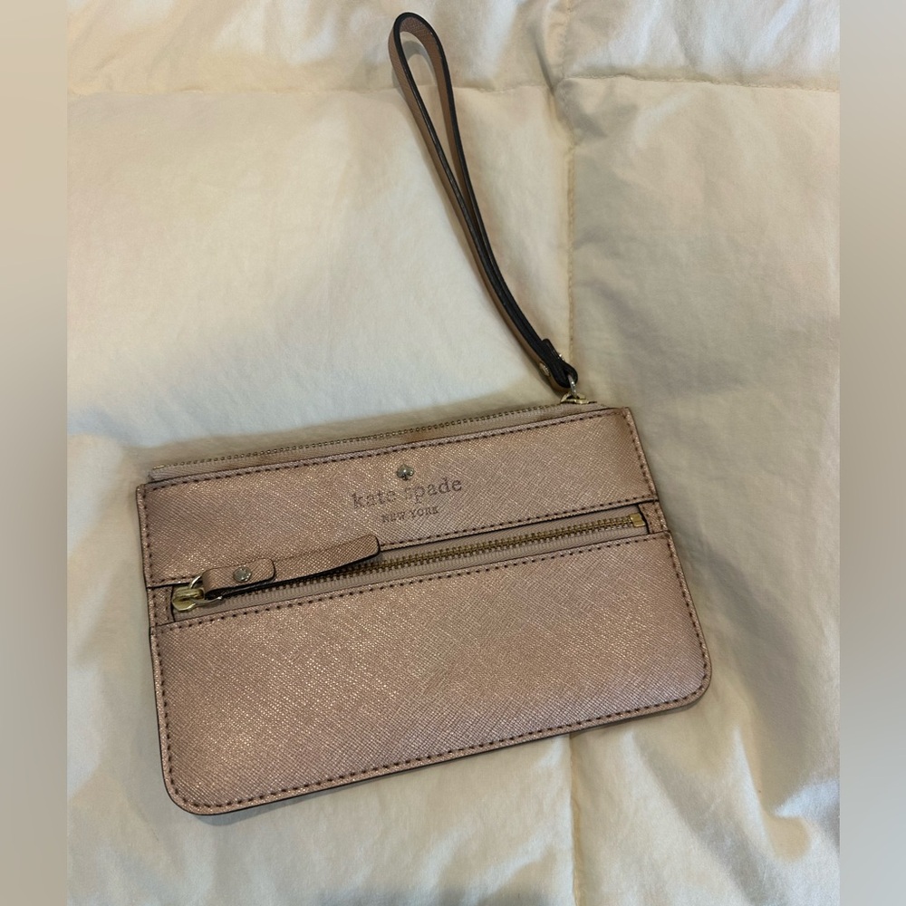 Kate Spade Rose Gold Wristlet